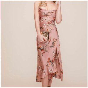 ASTR The Label Gaia Floral Midi Dress - Size S